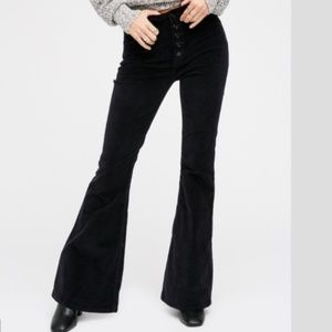 Free people Soma Midnight Cords Flare size 31